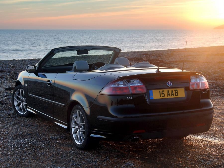  Saab 9-3 Aero Convertible 2003 года  (UK) (фото 4 из 11)